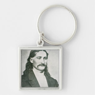Porte-clés "Bill sauvage" Hickok (photo de b/w)