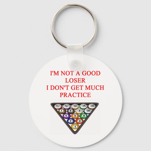 Porte-clés billard (Recto)