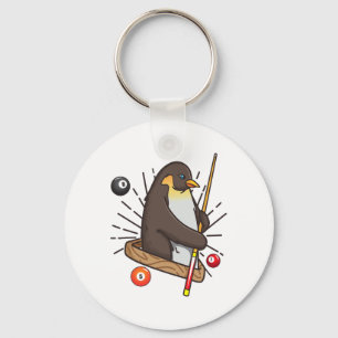 Porte-clés Billiard Penguin Hustler Pool Chemises Girls Snook