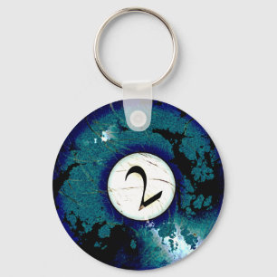 PORTE-CLÉS BILLIARDS BALL NUMBER 2