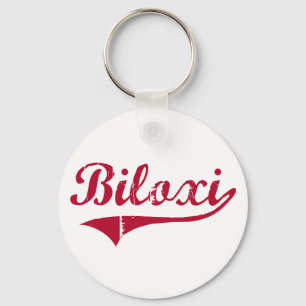 Porte-clés Biloxi Mississippi Classic Design