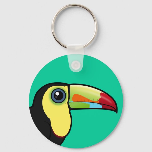 Porte-clés Birdorable Keel-Facted Toucan (Recto)