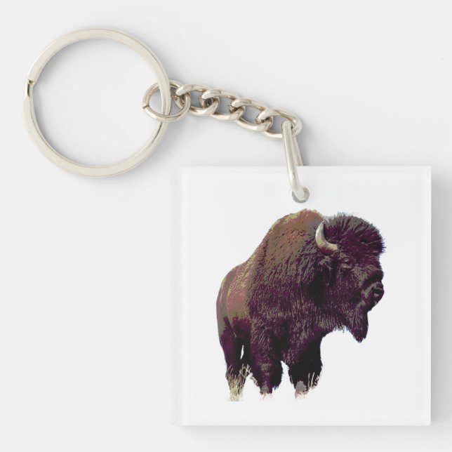 Porte-clés Bison Buffle  (Devant)