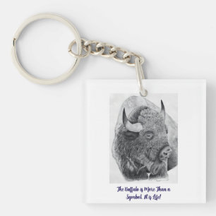 Porte-clés Bison d'Amérique