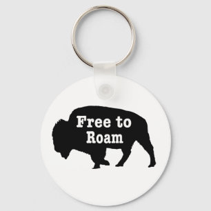 Porte-clés Bison Free To Roam