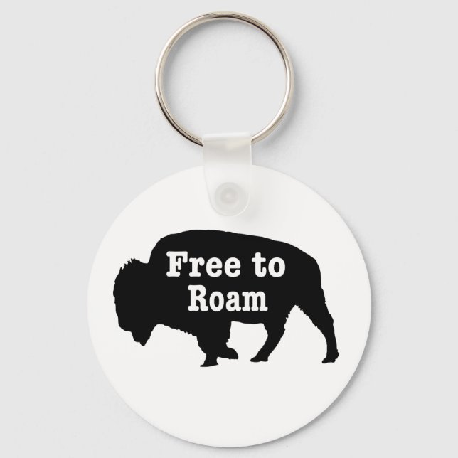 Porte-clés Bison libre de Roam (Recto)