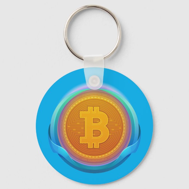 PORTE-CLÉS BITCOIN CRYPTOCURANCE (Recto)