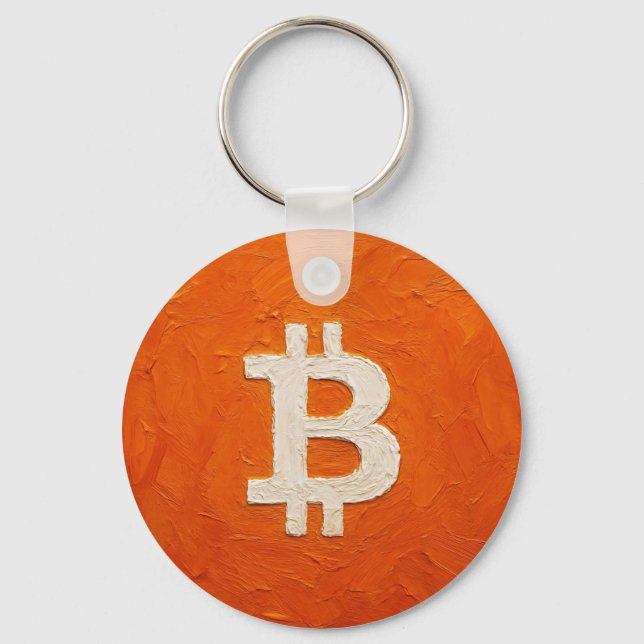 Porte-clés Bitcoin Standard (Oil, Style: 2) (Recto)