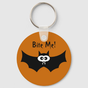 Porte-clés Bite Me Halloween Bat