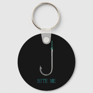Porte-clés Bite Me Hook Pêcheurs Pêcheurs pêcheurs pêcheurs