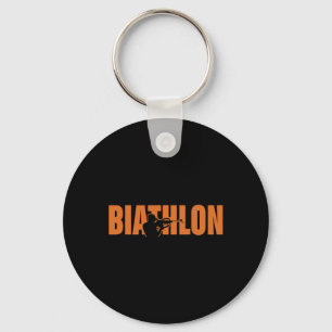 Porte-clés Bizarre Biathlon Biathlon tir Cible Ski Sp