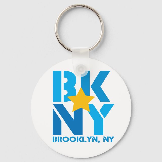 Porte-clés BK Brooklyn Porte - clé bleu (Recto)