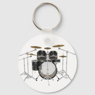 Porte-clés Black Drum Kit: