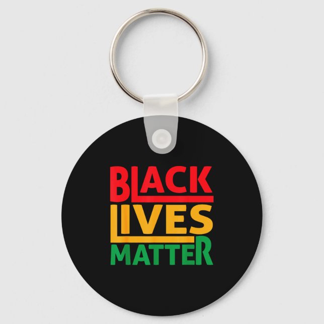 Porte-clés Black Lives Blm Human Rights Black History Month  (Recto)