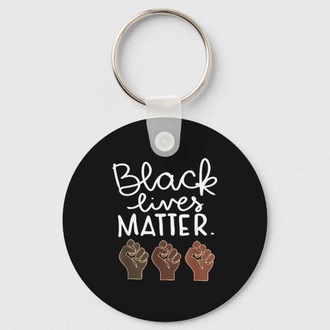 Porte-clés Black Lives Blm Human Rights Black History Month  (Recto)
