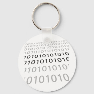 Porte-clés Black & White Binary 01 - GeekShirts