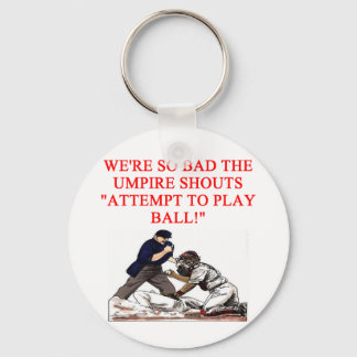 Porte-clés blague de baseball