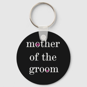 Porte-clés Blanc sur la Mère Noire du Porte - clé Groom