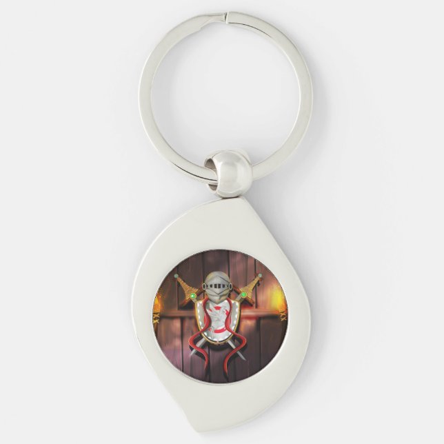 Porte-clés Blason médiéval (Devant)