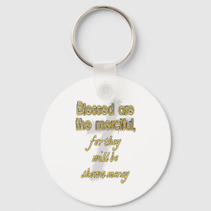 Porte-clés Blessed sont la compatissante