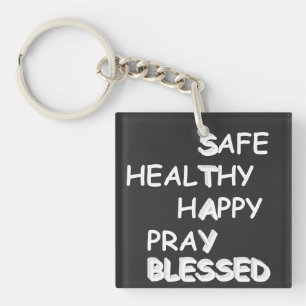 Porte-clés Blessures anneau clé acrylique