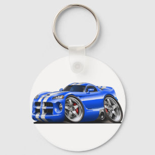 Porte-clés Bleu/blanc de la vipère GTS