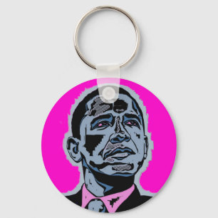 Porte-clés Bleu d'Obama