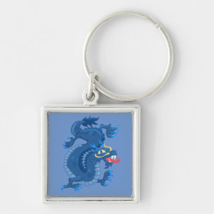 Porte-clés Bleu, Dragon Oriental