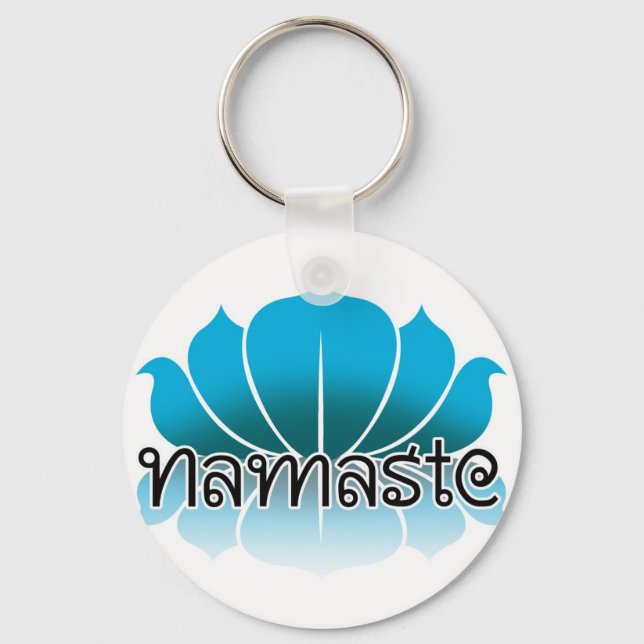 Porte-clés Bleu lotus (Recto)