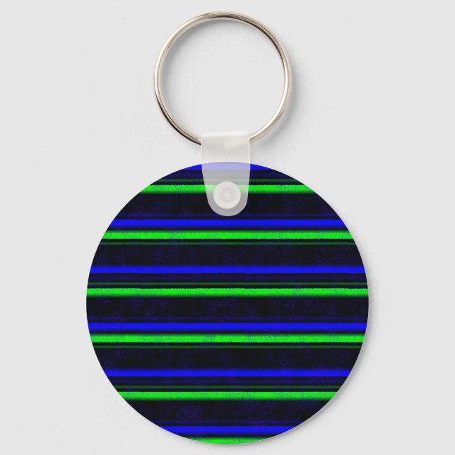 Porte-clés Bleu Noir Grandes Vertes (Recto)