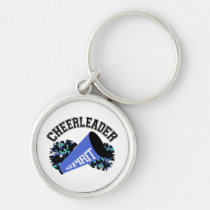 Porte-clés Bleu pom-pom girl
