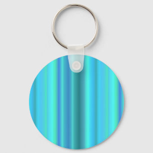 Porte-clés Bleu Vert arc-en-ciel rayures