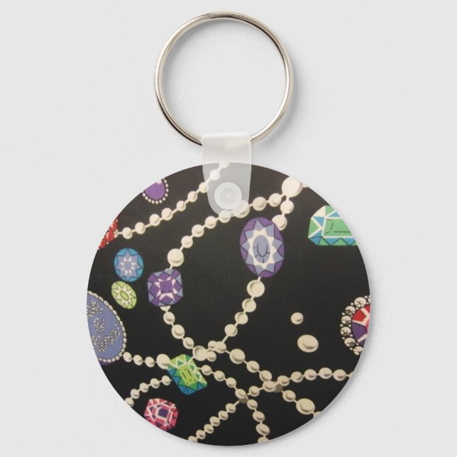 Porte-clés Bling et perles (Recto)