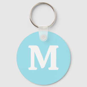 Porte-clés Blizzard bleu couleur solide