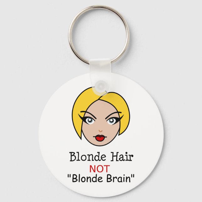 Porte-clés Blonde non blonde (Recto)
