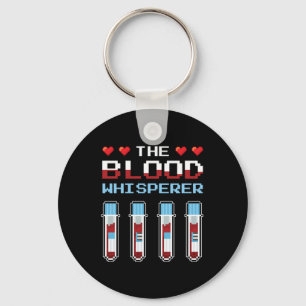 Porte-clés Blood Whisperer Vacutainer Phlebotomist Phlebotomy
