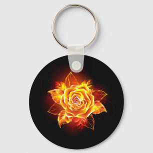 Porte-clés Blooming Fire Rose