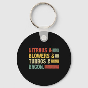 Porte-clés Blowers nitreux Turbos Bycon Alimentation Retro Bb