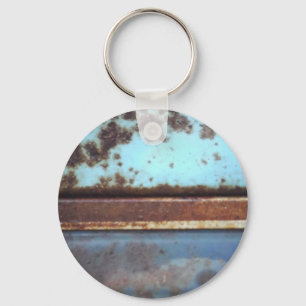 Porte-clés Blue and teal rusty truck close-up