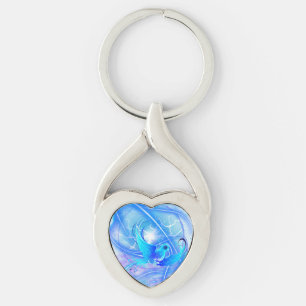 Porte-clés Blue Bird Flying in the Sky