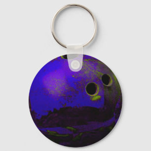 Porte-clés Blue Bowling Ball Personnaliser It