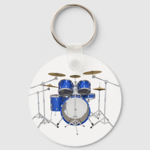 Porte-clés Blue Drum Kit:
