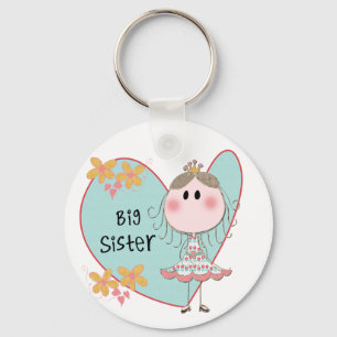 Porte-clés Blue Heart Princess Big Sister