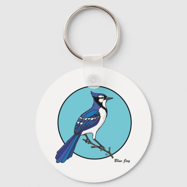 PORTE-CLÉS BLUE JAY (Recto)