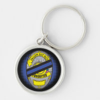 Blue Line mince Badge