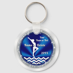 Porte-clés Blue Personnalisé Gymnastique Cadeaux pour les fil