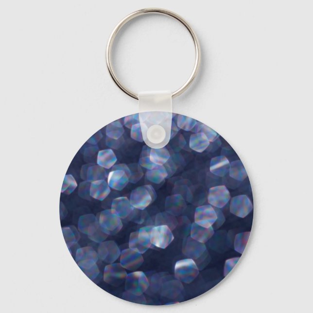 Porte-clés Blue Sparkle (Recto)