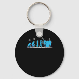 Porte-clés Bobstiné Evo Sports d'hiver Ventilateurs Cadeau