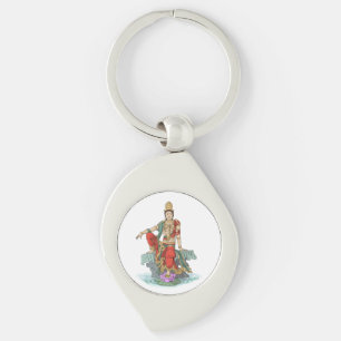 Porte-clés Bodhisattva de Compassion Metal Porte - clé