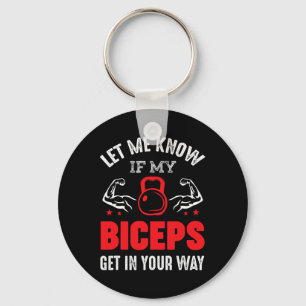 Porte-clés Bodybuilder Biceps Fitness Fitness Motivation